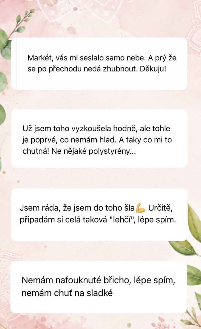Zpráva od klientky
